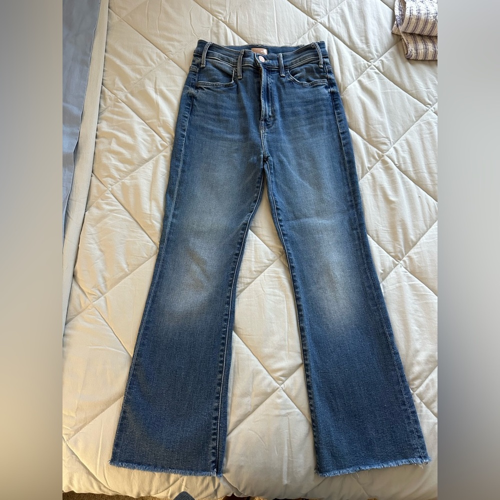 Lil Mother Jeans Hustler Ankle Fray 25P